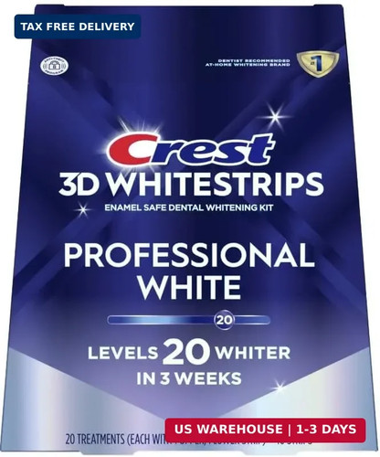 Crest slip whitestrips - crest, 3d